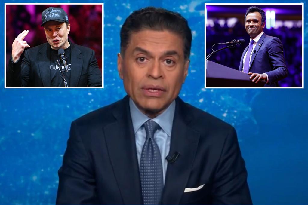 CNN's Fareed Zakaria Praises Elon Musk, Vivek Ramaswamy, Says DOGE May Deliver a 'Central Republican Promise'